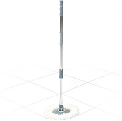 V-MOP Rod Classic Grey Mop Stick- India's Biggest Rod Set -Easy to fit for All Bucket Mops ( Made in India)-a4 String Mop(White)