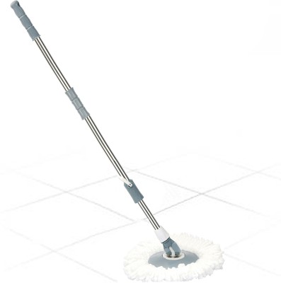 V-MOP Rod Classic Grey Mop Stick- India's Biggest Rod Set -Easy to fit for All Bucket Mops ( Made in India)-a3 String Mop(White, Blue)