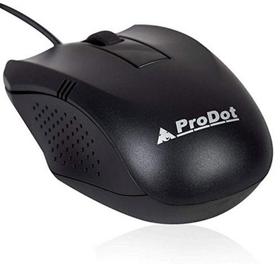 PRODOT mu-253s PS/2 Wired Ambidextrous Optical  Gaming Mouse(PS/2, Black)