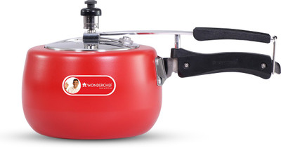 WONDERCHEF 3 L Inner Lid Induction Bottom Pressure Cooker(Aluminium)