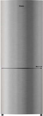 Haier 256 L Frost Free Double Door Bottom Mount 3 Star Refrigerator(Inox Steel, HRB-2764CIS-E)