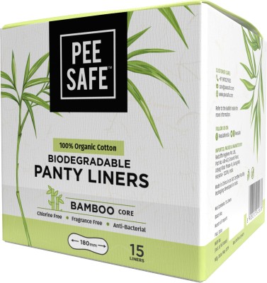 Pee Safe 100% Organic Biodegradable Pantyliner(Pack of 15)