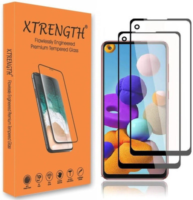 XTRENGTH Edge To Edge Tempered Glass for LG W41 Plus(Pack of 2)