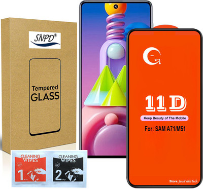 SNPD Tempered Glass Guard for Samsung Galaxy M51(Pack of 1)