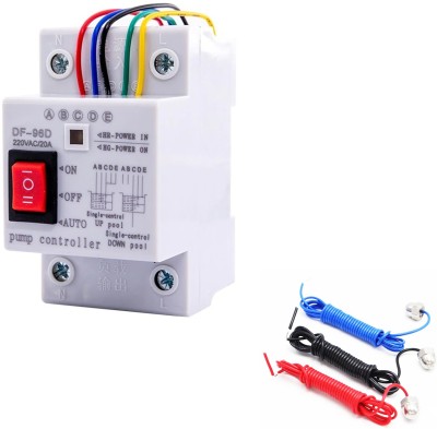 amiciSmart 220V 10A Automatic Water Level Control Switch, Pump Controller Water Tank Level Detector with 2m Long Sensors Wired Sensor Security System