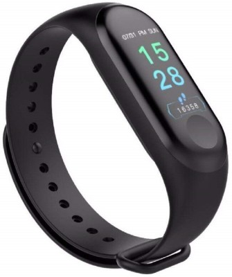 inayat M3 Smart Fitness Wristband(Black Strap, Size : FREE)