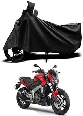 Mdstar Waterproof Two Wheeler Cover for Bajaj(Pulsar RS 200, Black)