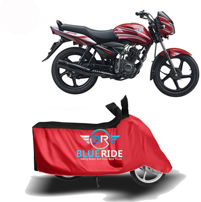 BLOERIDE Two Wheeler Cover for TVS(Jive, Red, Black)