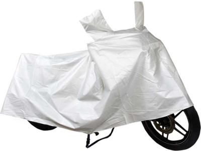 DNICK Waterproof Two Wheeler Cover for Royal Enfield(Bullet 350, White)