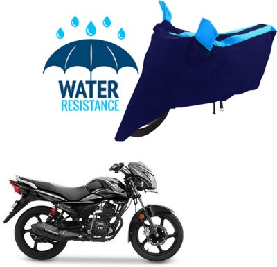 RONISH Waterproof Two Wheeler Cover for Yamaha(Libero, Black, Blue)