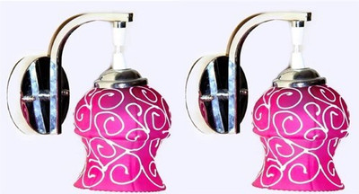 Guptas decore Uplight Wall Lamp Without Bulb(Pack of 2)