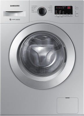 SAMSUNG 6.5 kg Fully Automatic Front Load with In-built Heater Silver (WW65R20GLSS/TL)
