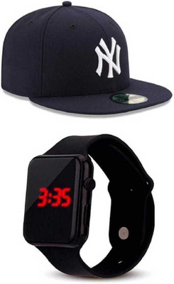 SPORT COLLECTION Solid Snapback Cap Cap(Pack of 2)
