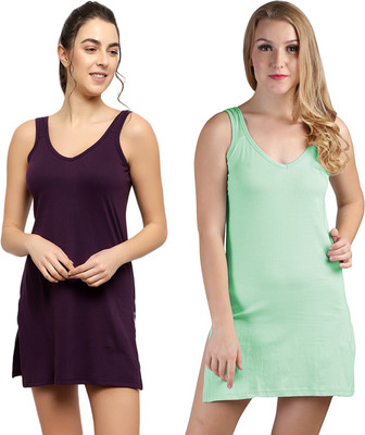 Blazon Women Chemise(Pack of 2)