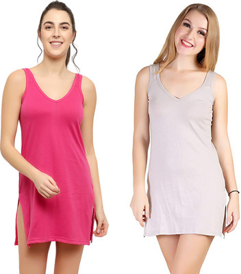 Blazon Women Chemise(Pack of 2)
