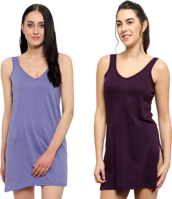 Blazon Women Chemise(Pack of 2)