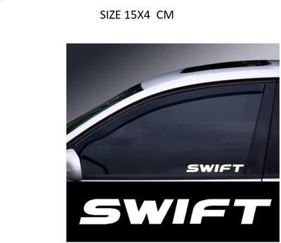KHUTWARA Sticker & Decal for Car & Bike(White)