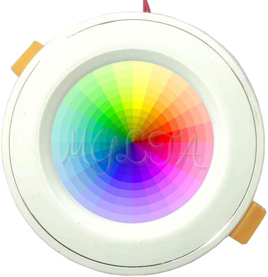 Nightstar 9w 3 Colour in 1 Ceiling Light 1 Pcs Recessed Ceiling Light Ceiling Lamp(Multicolor)