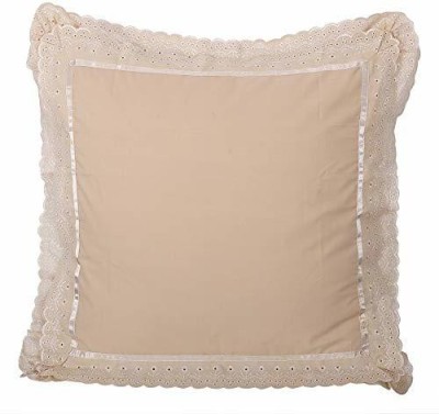 VHC Embroidered Cushions Cover(60.96 cm*60.96 cm, Beige)