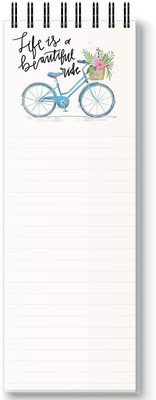 Nourish Magnetic Memo Pad Regular Memo Pad Ruled 50 Pages(BICYCLE)