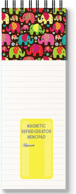 Nourish Magnetic Memo Pad Regular Memo Pad Ruled 50 Pages(ELEPHANT)