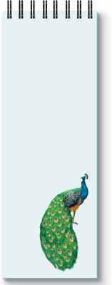 Nourish Magnetic Memo Pad Regular Memo Pad Ruled 50 Pages(PEACOCK)