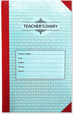 LRS Teacher Diary A4 Diary Line 90 Pages(Green, Pack of 2)
