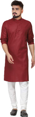 CELLUX Men Kurta Churidar Set