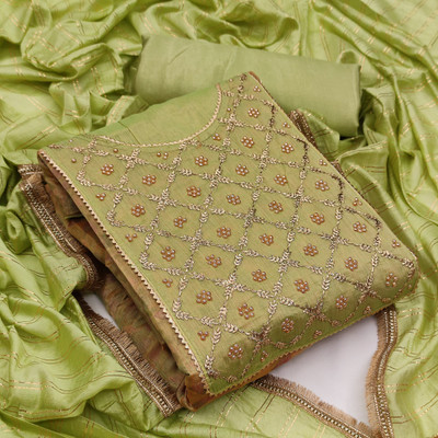 Kimisha Jacquard Embellished Salwar Suit Material