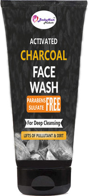 BadaHair Pure Detox Activated Charcoal Deep Cleansing For Fights Anti-Pollution Purity  Removes Pimple/Acne control and clear Glowing Skin & Impurities | Suitable for Acne Prone Skin | For Men and Women -100ml Face Wash(70 ml)