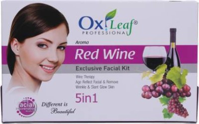 Oxileaf Red Wine Exclusive Facial Kit(5 x 36 g)