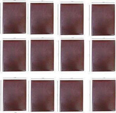 positive vibes Premium Class Of Rexine Compatible With A4 Size Paper(Set Of 12, Brown)