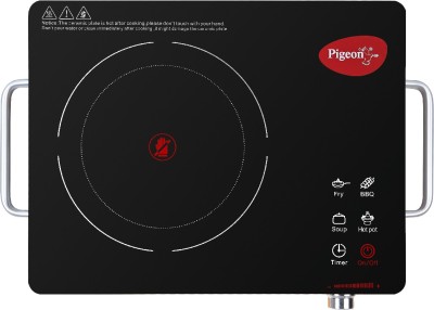 PIGEON BY STOVE KRAFT 2200 W Radiant Cooktop Jog Dial, Touch Panel(Black, RADIANT)