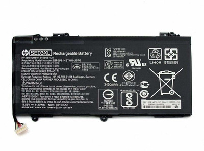 TechSonic OEM Replacement Laptop Battery Compatible For SE03XL 6 Cell Laptop Battery