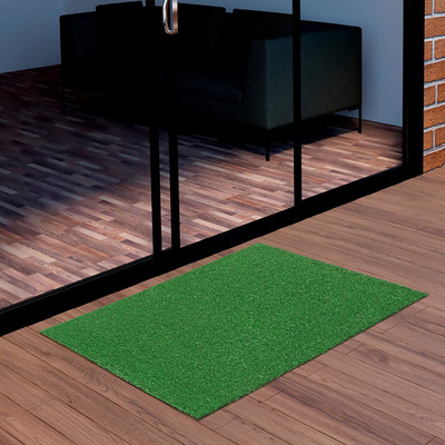 Garbnoire PP (Polypropylene) Door Mat(Green, Medium)