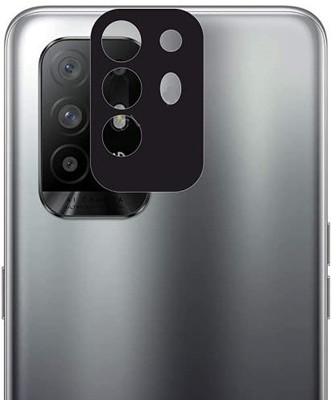 ELEF Back Camera Lens Glass Protector for Oppo F19 Pro Plus Back Camera Glass Protector Edge to Edge 5D Curved with Flash Cut(Pack of: 1)