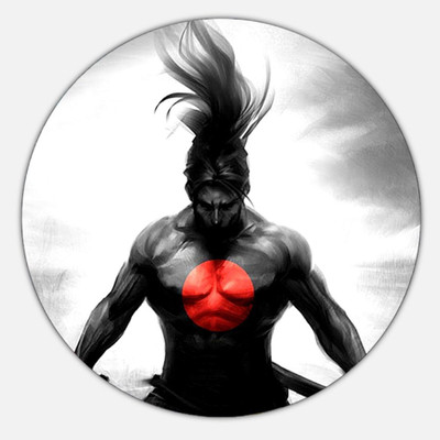 Alwaysgifts Non-Slip Round Mouse Pad/Game Pad for Desktops, Computer PC and Laptop for Office and Home Mousepad(Black, White)