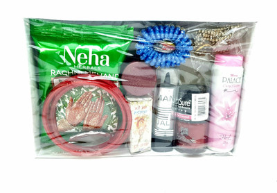 Kashi dham Mata Ka Shringaar Set of 16 Puja Kit MATA ka Shringar/Durga Puja shrungar Plastic(1 Pieces, Multicolor)