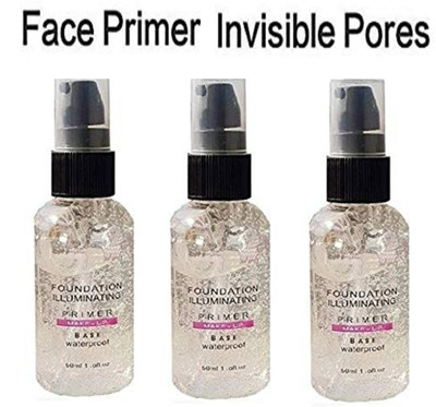 ADJD Foundation Illuminating Primer Make Up Base Waterproof  Primer  - 150 ml(TRANSPARENT)