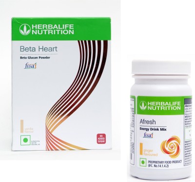 Herbalife Nutrition Beta Heart – Vanilla Flavor + afresh ginger [ 2pcs packe of 1 ] Protein Bars(270 g, VANILA, GINGER)