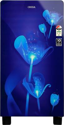 ONIDA 190 L Direct Cool Single Door 3 Star Refrigerator  with Glass Door  (Tulip Blue, RDS2053B)