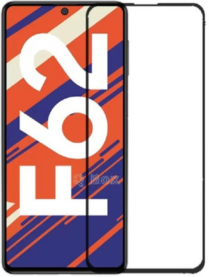 Q Box Edge To Edge Tempered Glass for Samsung Galaxy F62(Pack of 1)