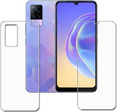 PR SMART Front and Back Tempered Glass for Vivo V21E(Pack of 2)