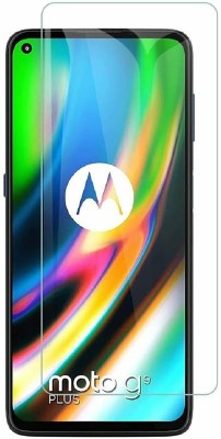 KITE DIGITAL Tempered Glass Guard for Motorola G9 Plus(Pack of 3)