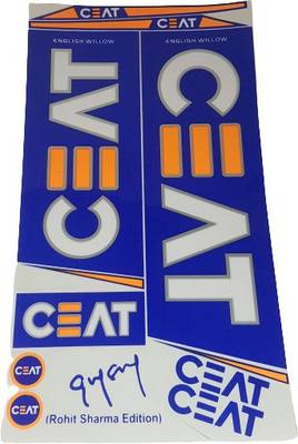 Kyrios Ceat Rohit Sharma Signature Cricket Bat Sticker Bat Sticker
