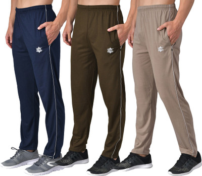 eCools Solid Men Multicolor Track Pants