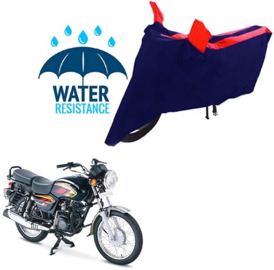 RONISH Waterproof Two Wheeler Cover for TVS(Max 4R, Black, Red)