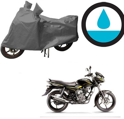 Atulit enterprises Waterproof Two Wheeler Cover for Bajaj(Discover 100 DTS-i, Grey)
