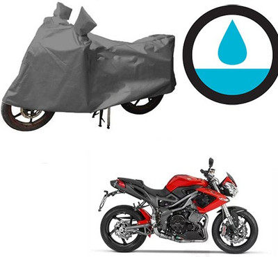 HYBRIDS COLLECTION Waterproof Two Wheeler Cover for DSK Benelli(TNT R, Grey)