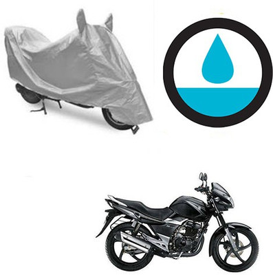 HYBRIDS COLLECTION Waterproof Two Wheeler Cover for Suzuki(GS 150R, Silver)